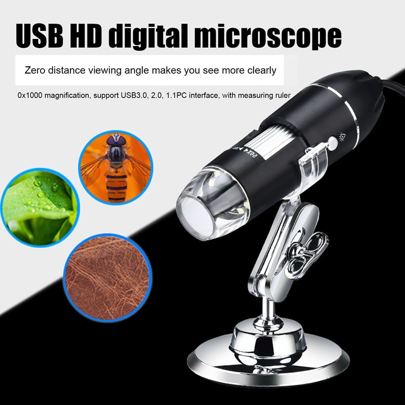 Wireless Digital Microscope Handheld Portable USB Microscope Camera with 8