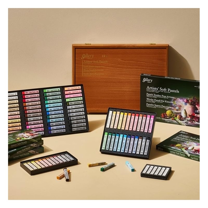 Mungyo Gallery Soft Pastel Squares Cardboard Box Set of 12