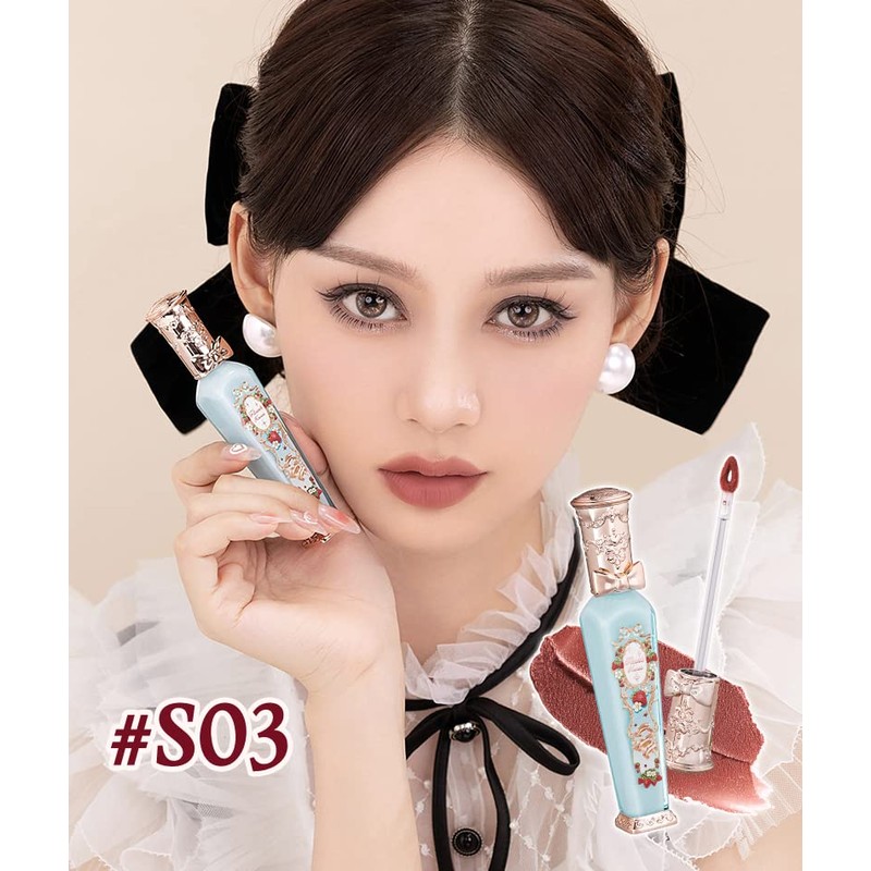 Flower Nose Strawberry Rococo Series Cloud Mat Lip (S03 Caffè