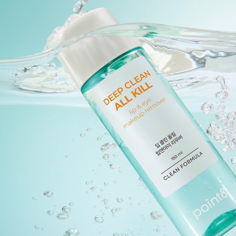 [비건뷰티] 포인트앤 딥 클린 올킬 립앤아이 리무버, 150ml, 2개 [Vegan