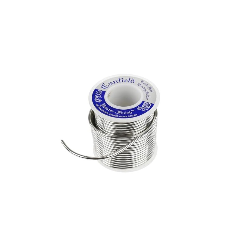 Canfield Pewter Finish Lead-Free Solder – Tin/Silver/Copper Alloy, Excellent Flow