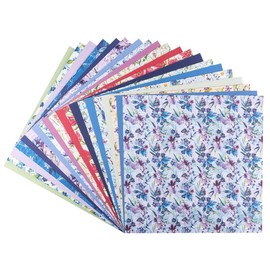 Ideen mit Herz Duo Design Papers, Pad with 20 Sheets of Craft Paper, 25 x 25 cm, 250 g/m², Printed on Both Sides, Design Paper, Motif Paper, Ideal for Scrapbooking, Crafts