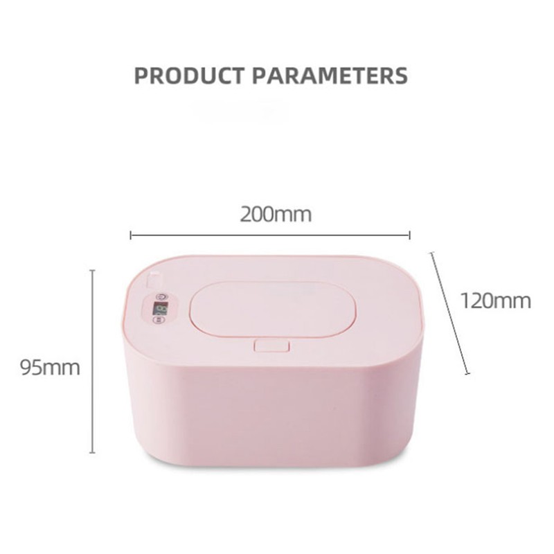 Baby Wipe Warmer PP Intelligent Adjustable Temperature Safe to Use
