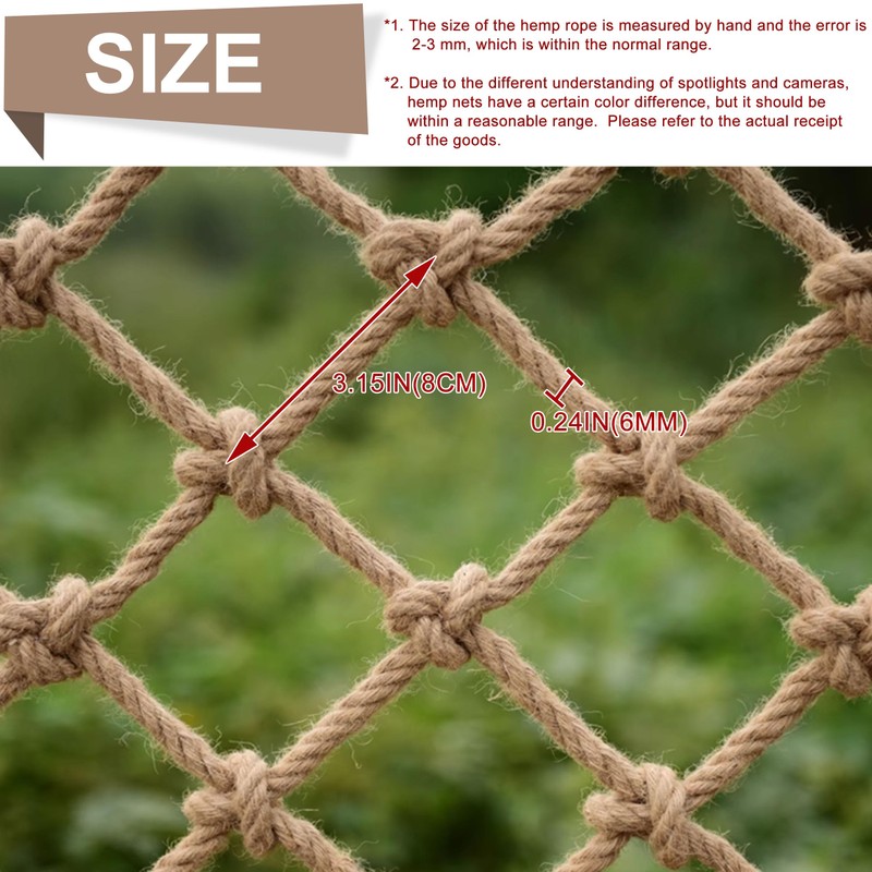 Safety Hemp Rope Net Kids Climbing Safety Net Tree House