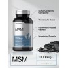 Horbäach MSM Supplement | 3000mg | 300 Coated Caplets |