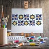 56pcs Mandala Stencils, 9x9cm Reusable Mandala Stencils for Painting Mandala