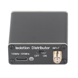 Active RF Isolation Distributor, RFSplitter for SDR GPSDOSource, Wide Frequency Range, Impedance of 50 Ohms