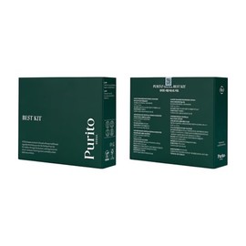 PURITO SEOUL Best Kit - Rutina de cuidado de la piel con limpiador y crema de pantenol, suero y tóner Centella sin perfume, para todo tipo de piel, ju