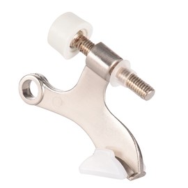 East West Consolidated 61966 Satin Nickel Hinge Pin Door Stop Unbreakable (Pack of 1)
