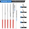 CEOTIS Hand deburring tool set, 11 replacement blades, universal deburring