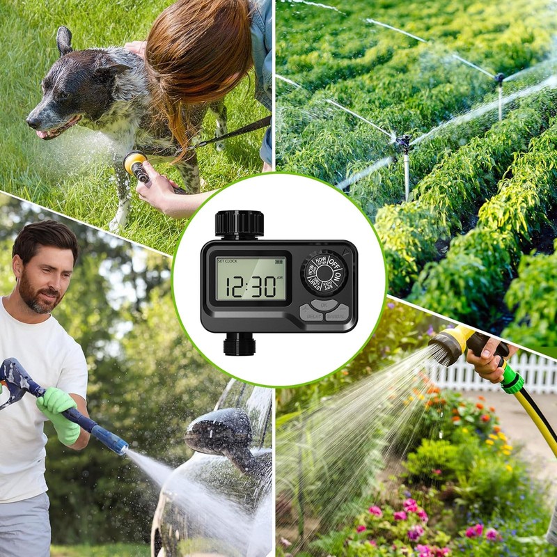 BN LINK Programmable Sprinkler Timer with Rain Delay – Waterproof