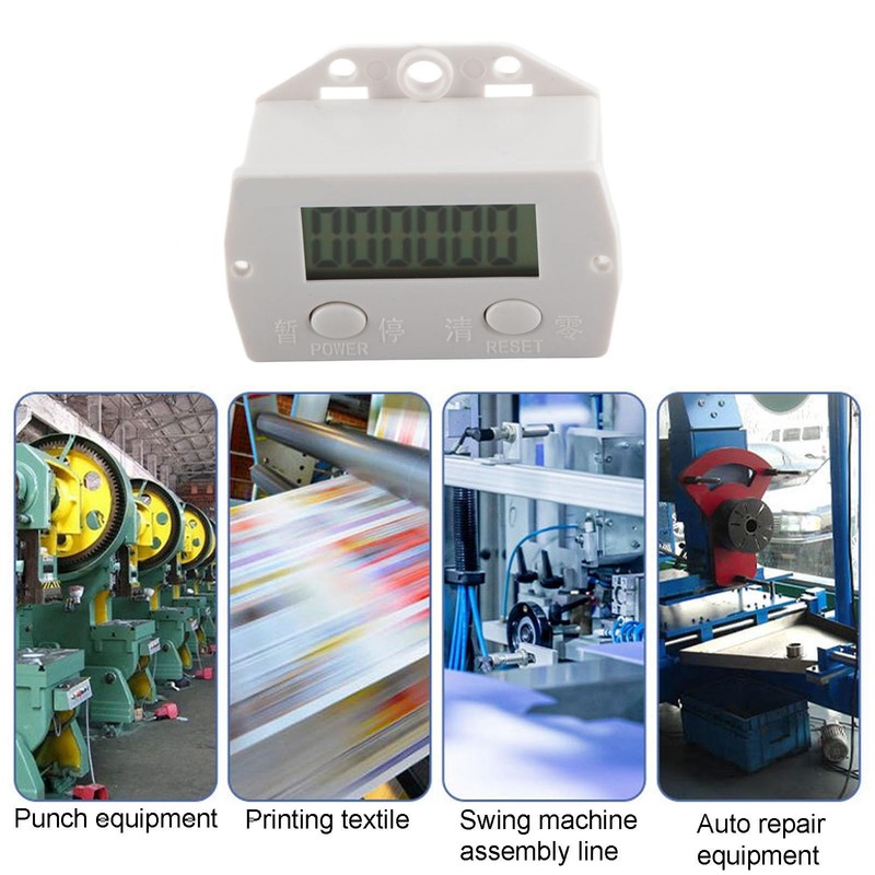 Digital Counter for Knitting Machine Electronic 0-999999 Digits with Holder