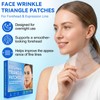 Forehead Wrinkle Plasters, 288 Pieces, Triangular Anti-Wrinkle Plasters for Forehead,