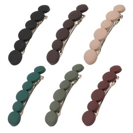 6 Pieces Of Hair Clips For Women, Small Hair Clips For Girls, French Hair Clips For Women, Thin Hair Clips For Women, Hair Clips For Thin Hair (9Cm, Multi-Color)