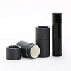 1/4 OZ Black Kraft Paperboard Lip Balm/Salve/Cosmetic/Lotion Tubes (50)