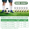 SkiBeaut Youth Kids Soccer Socks, Anti Skid Football Young Teen
