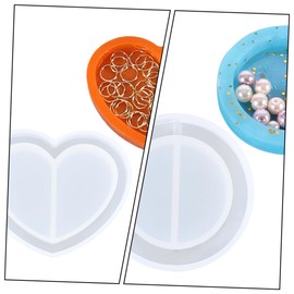 OHPHCALL 5pcs Crystal Glue Pendant Molds Durable DIY Craft Tools for Unique Keychains Accessories Creative Moulds with Distinctive Patterns for Craft Lovers