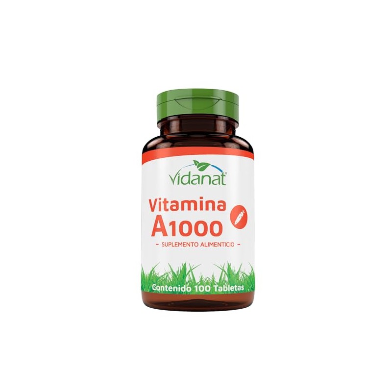 Vidanat Vitamina 1000 Suplemento Alimenticio Tabletas Piel