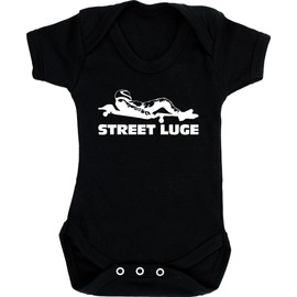 Hippowarehouse Street Luge baby vest bodysuit (short sleeve) boys girls