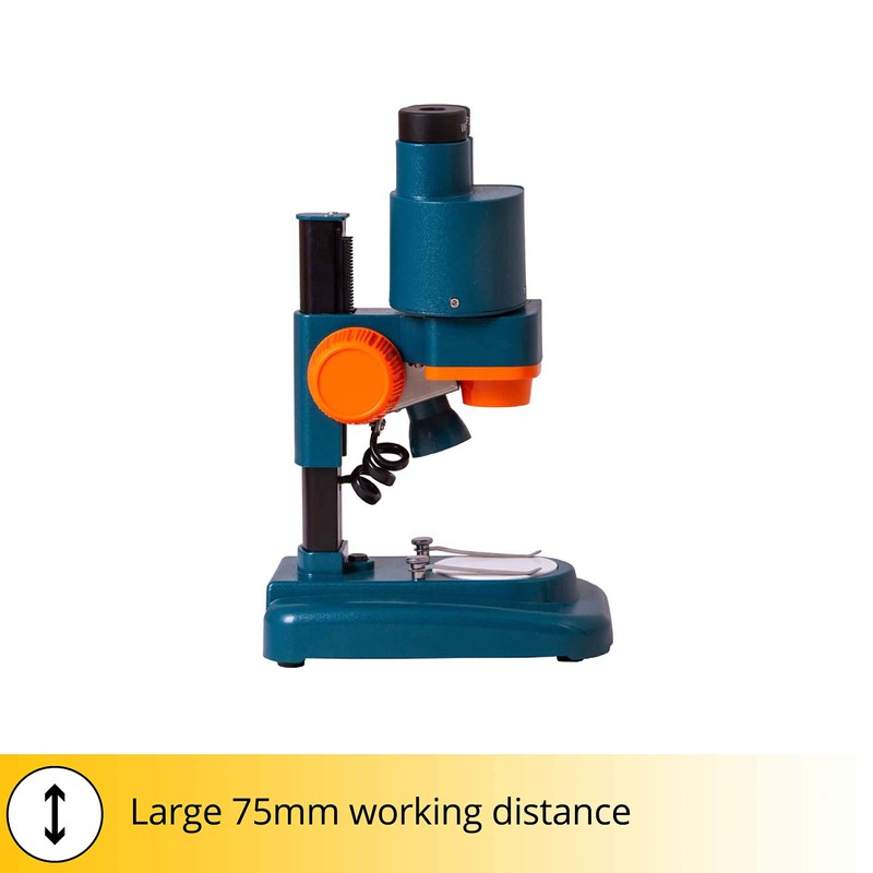 Levenhuk LabZZ M4 Kids Stereo Microscope for Coins, Stones, Insects,