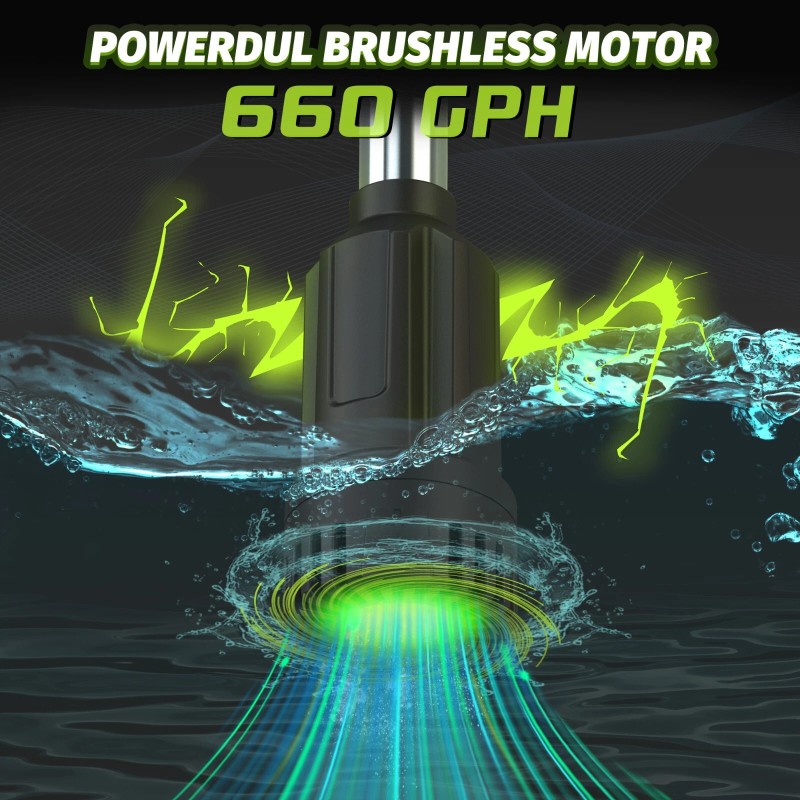 FLUENTPOWER Cordless Stick Water Transfer Pump with Brushless Motor(Tool Only)