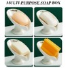 UBRAVE Soap Dish Holder, Soap Dish Ceramic for Shower, Self