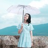 VALICLUD Folding Umbrella Automatic Transparent Umbrella Auto Open Foldable Umbrella