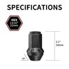 Richeer 24pcs M14x2 OEM Factory Style Lug Nuts for 2004-2014