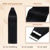 Rich Choices Tape-In Real Hair Extensions, 35 cm, 20 Pieces,