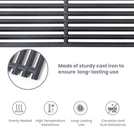 ZCLYUYA 17" Grill Grate Emitter Plate for Charbroil Commercial 3 Burner Gas Grill Parts G466-0025-W1 Replacement Parts for Charbroil Tru Infrared 463242516 463242515 463355220 463367016