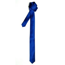 Retreez Skinny Tie with Stripe Textured - Royal Blue