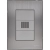 iGoto INOX1023 Placa con Timbre Zumbador Plata