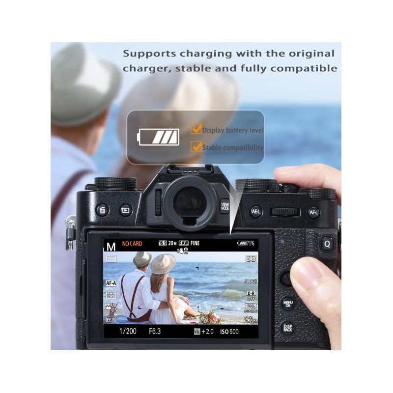 3-Pack EN-EL14 / EN-EL14a Batteries with Smart Triple Slot LCD