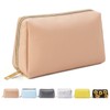 Small Beige Cosmetic Bag, beige