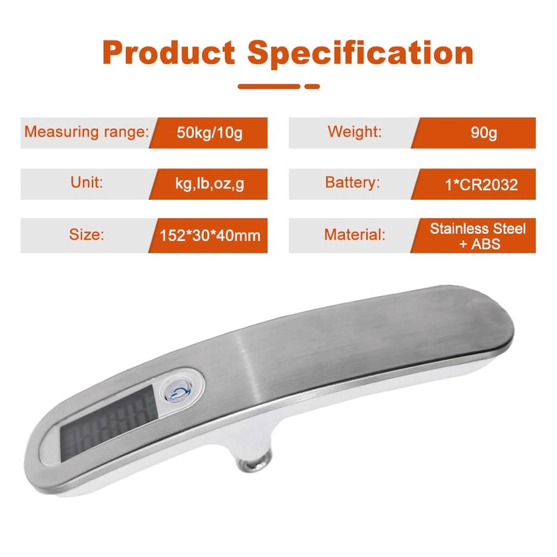 Modonghua 110lbs Digital Bow Scale for Draw Weight, Portable Archery