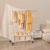 EAGMAK Heavy Duty Clothes Rack Load 556 LBS, Rolling Clothing