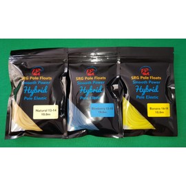 30.0m Hybrid Pole Elastic (10.0m Natural, Blueberry and Banana each)