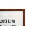 VANJOH 105871 WSJ-A4-BR Wood-Style Award Plaque A4 with Mat for