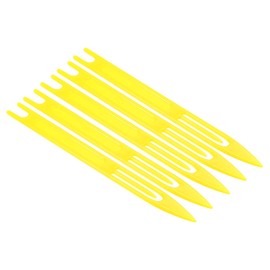 PATIKIL Net Needle Ship 9# 5 × Package Plastic Fishing Net Repair Tool Yellow