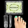 240PCS Polygel Nail Forms for Toes, Reusable Dual Forms for