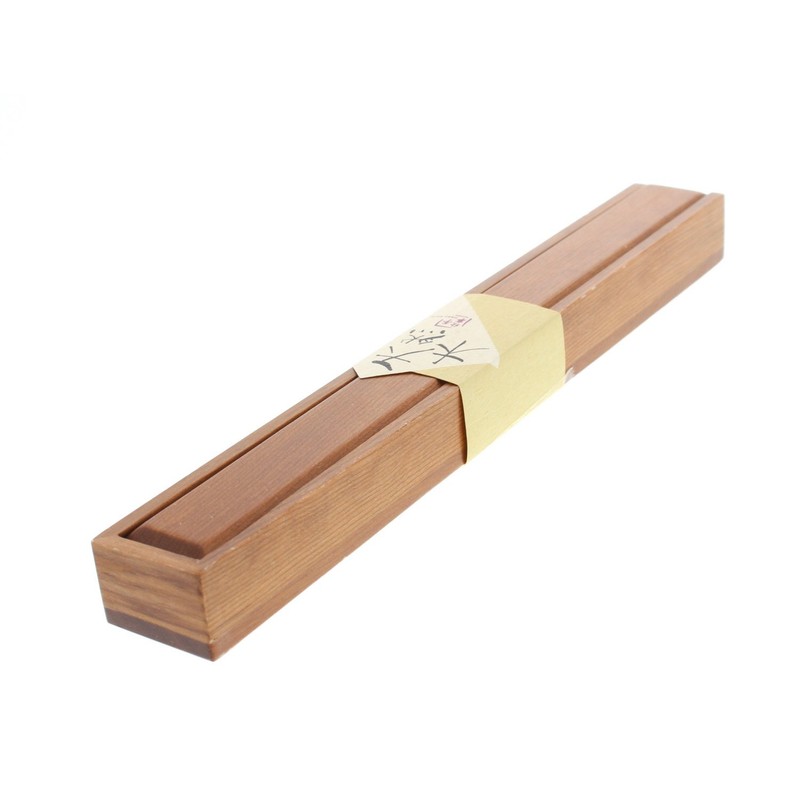 Ishida Wooden Chopsticks Case Sliding Type Lacquer Paint