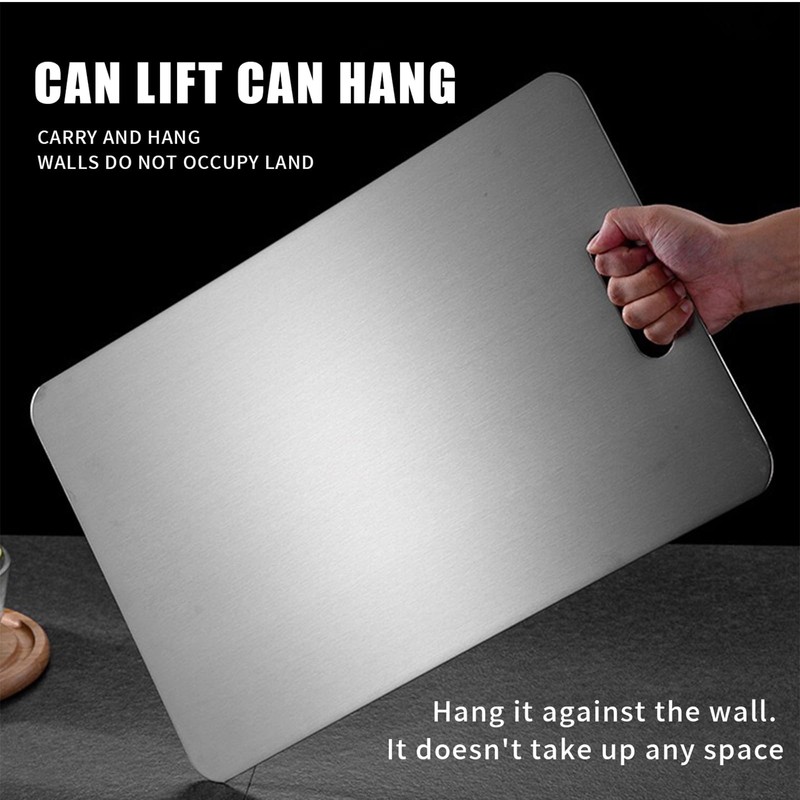 Titanium Cutting Board - Stainless Steel Cutting Board, 100% Pure