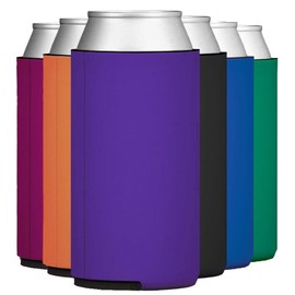 Hxssll Thermocoolers 6-Pack Insulated Can Coolers for 12oz Regular & Tall Cans Premium Beverage Sleeves Keeps Drinks Cold Ideal for Outdoor, BBQs & Parties, 12 oz Slim Tall can
