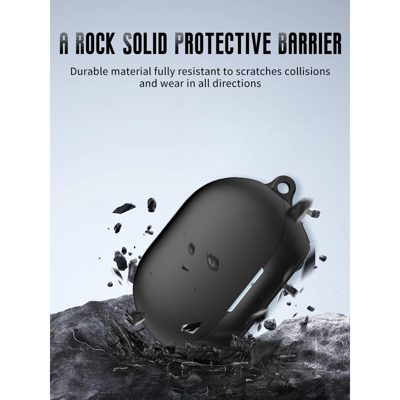 Case for JBL SoundGear Clips Open-Ear Headphones, FJIASTB Soft Silicone