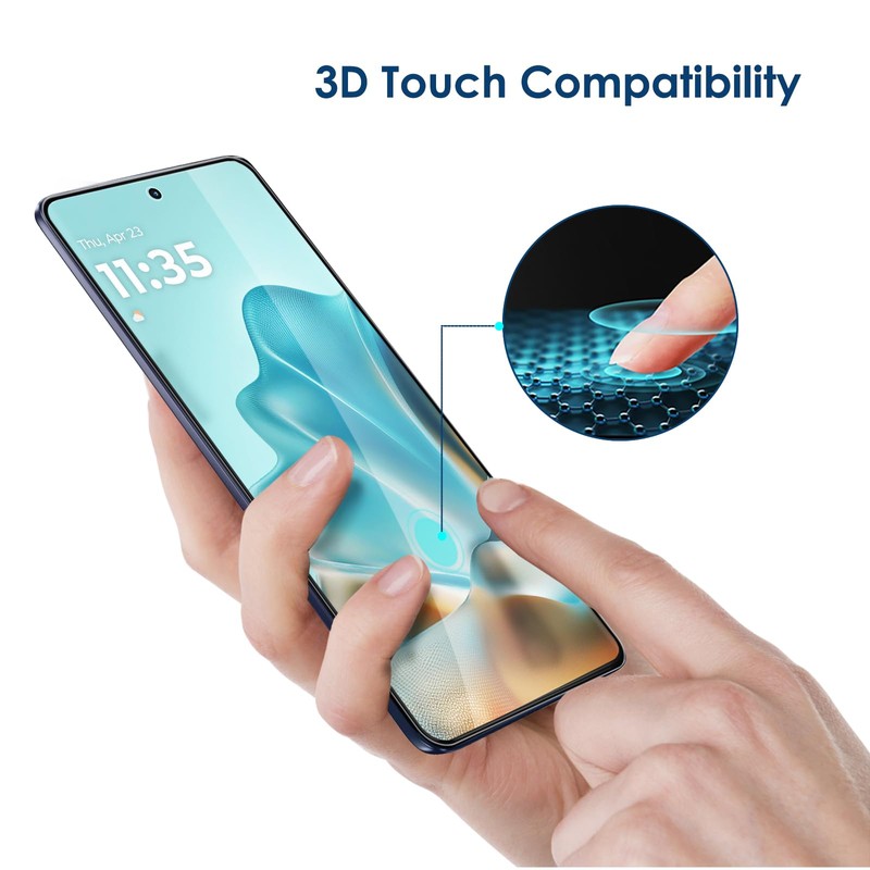 Suppeak 3 Pcs Protector de Pantalla Compatible con Motorola Moto