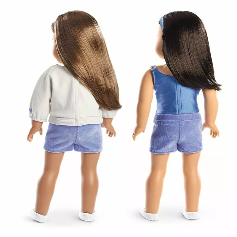 American Girl 2-in-1 Gymnastics Practice Outfit for 18-inch Dolls NEW