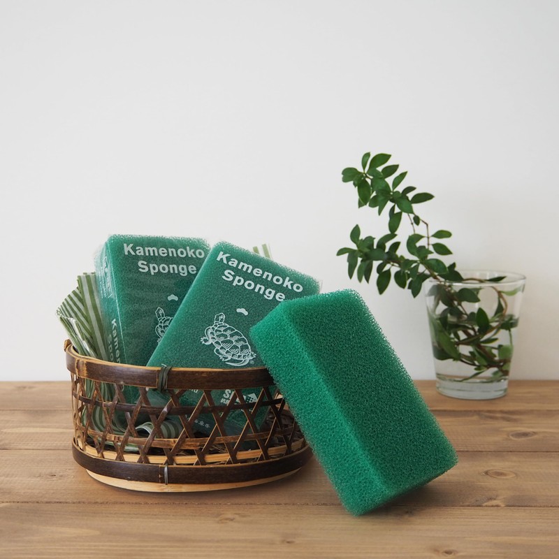 Kameko Nishio Shoten Kameko Sponge Winter Pine Set of 3