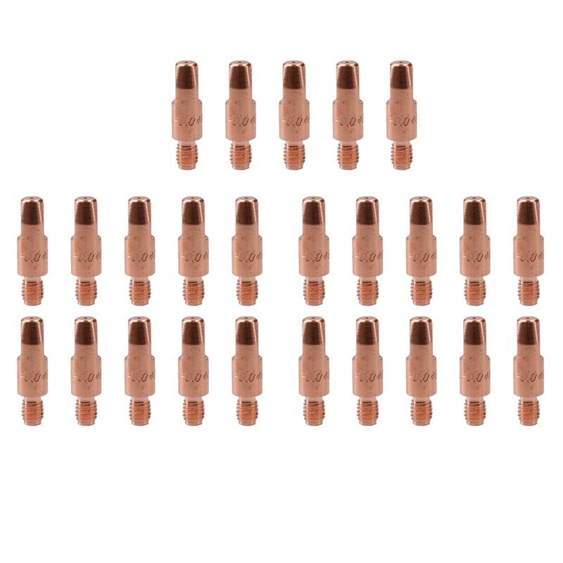 1 Shroud & 25 x 1.0mm Contact Tips MIG Welding