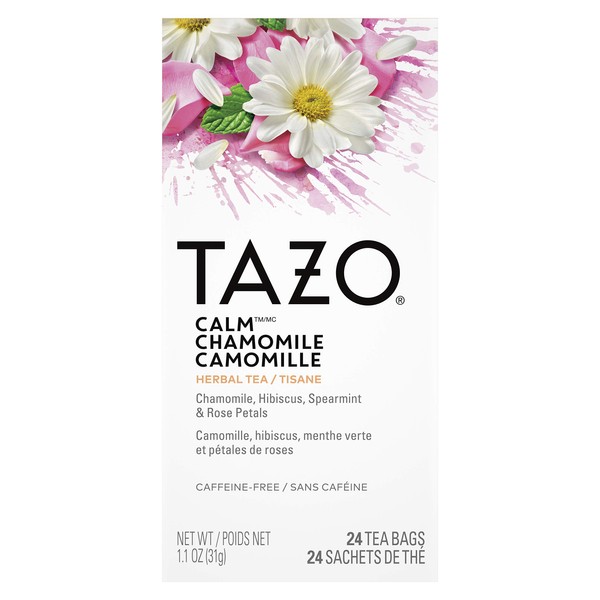 Tazo Tazo Calm Chamomile Herbal Tea Bags 24 Ct, 0.13 Kilogram