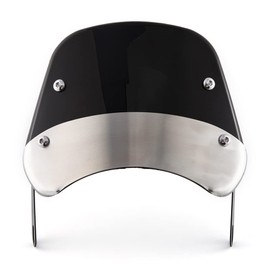 Motorcycle Windshield Universal Windscreen Wind Deflector for 5 '' - 7 '' Headlights Motorcycle (Black)